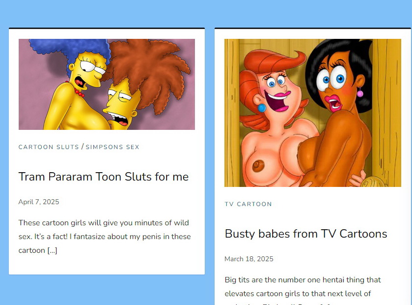 Friendly site about toon porno